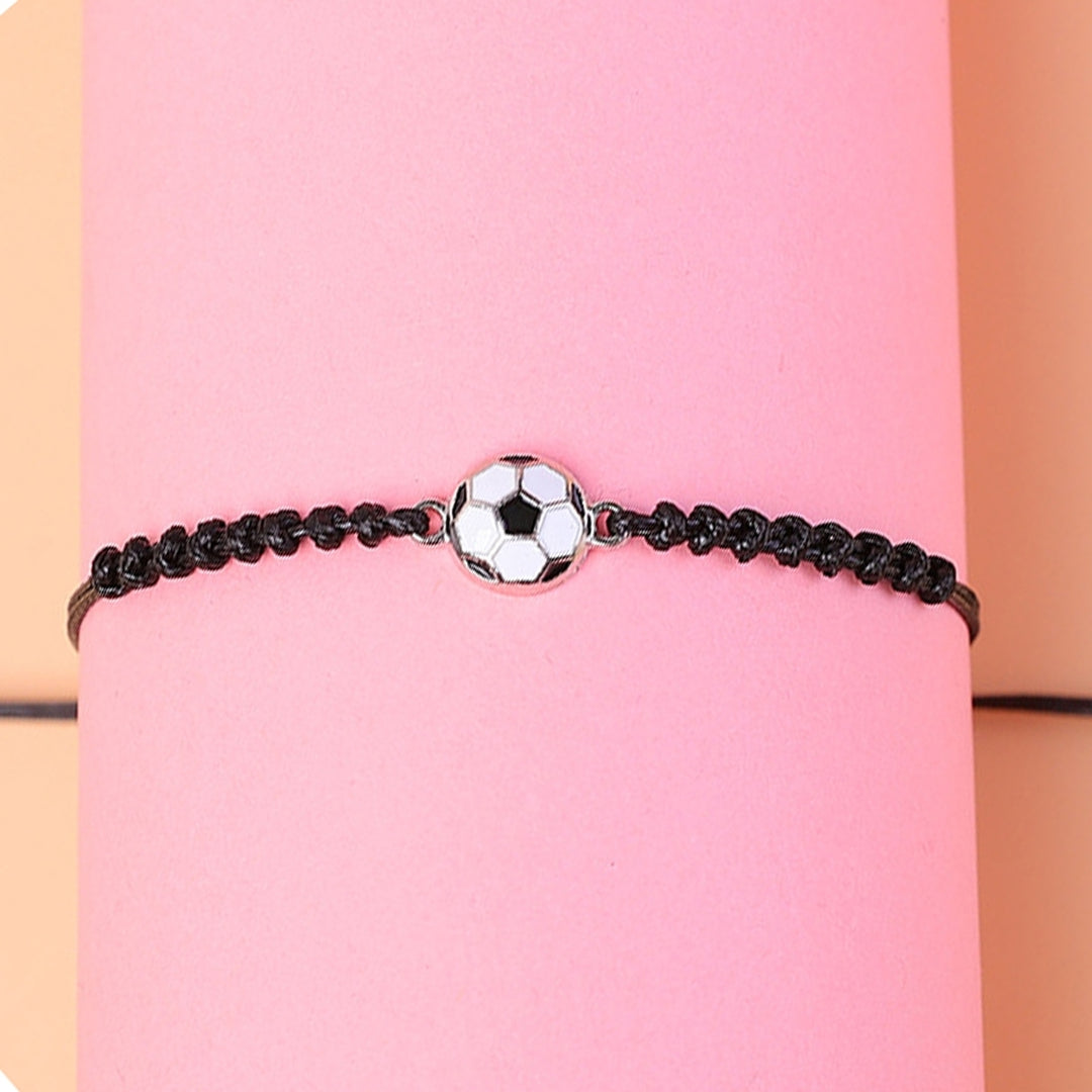 Friendship Bracelet Football Braided Cool Adjustable Ball Bracelet Jewelry Gifts Image 4