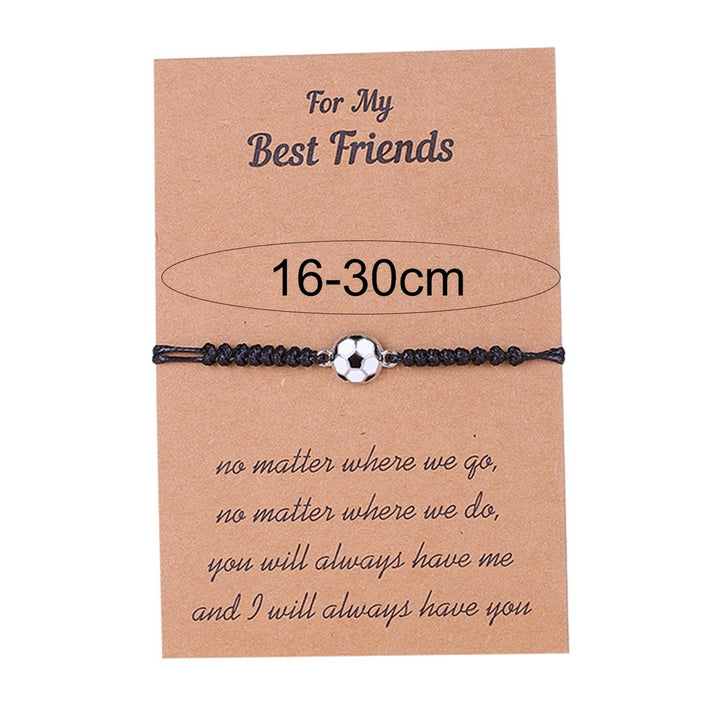 Friendship Bracelet Football Braided Cool Adjustable Ball Bracelet Jewelry Gifts Image 6