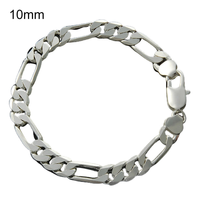 Men Bracelet Chain Hip Hop Jewelry Electroplating Bright Luster Bangle Birthday Gifts Image 10