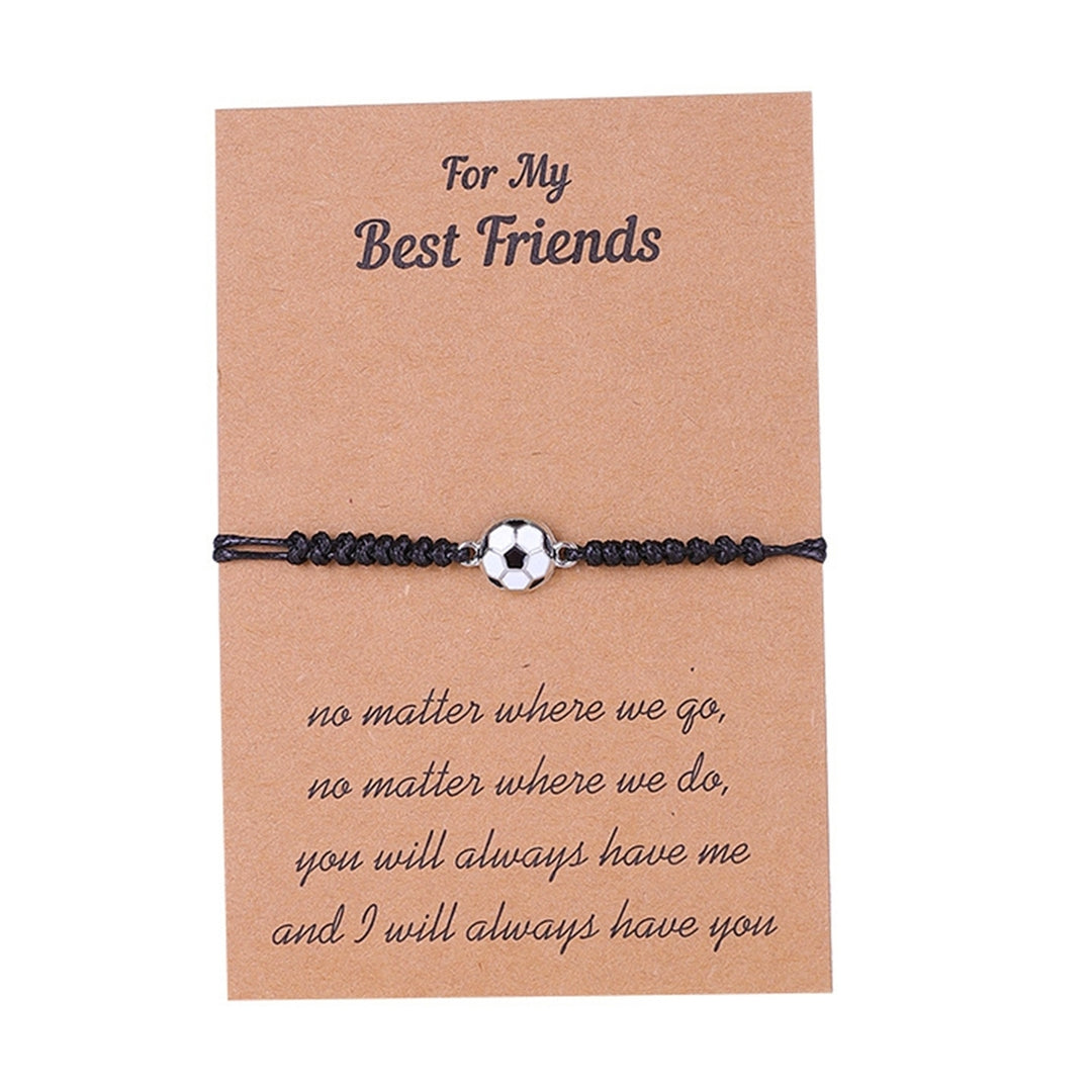 Friendship Bracelet Football Braided Cool Adjustable Ball Bracelet Jewelry Gifts Image 9