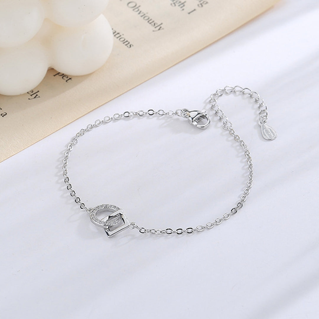 Women Bracelet Adjustable Shiny Hand Jewelry for Dating Image 12