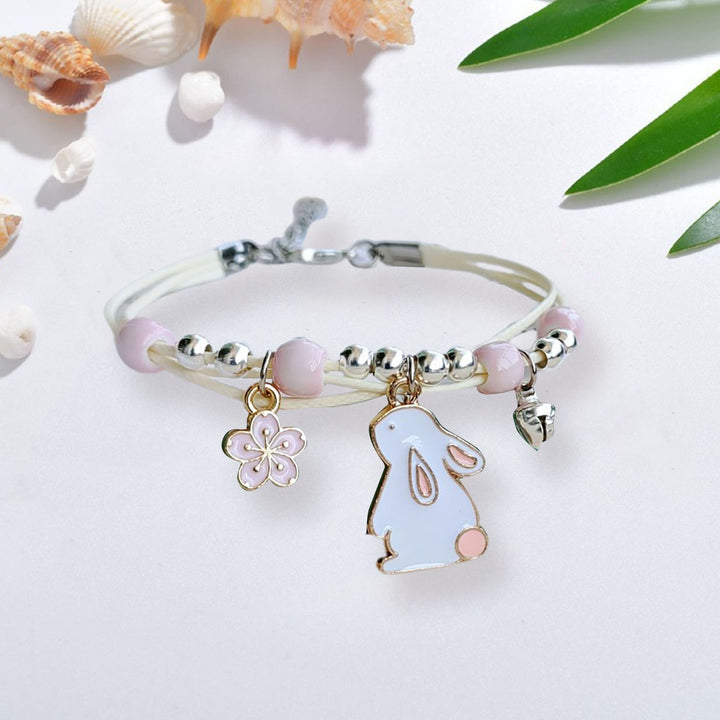 Fashion Bracelet Minimalistic Beautiful Fine Workmanship Lovely Adorable Everyday Wearing Alloy Cartoon Bunny Kid Image 8