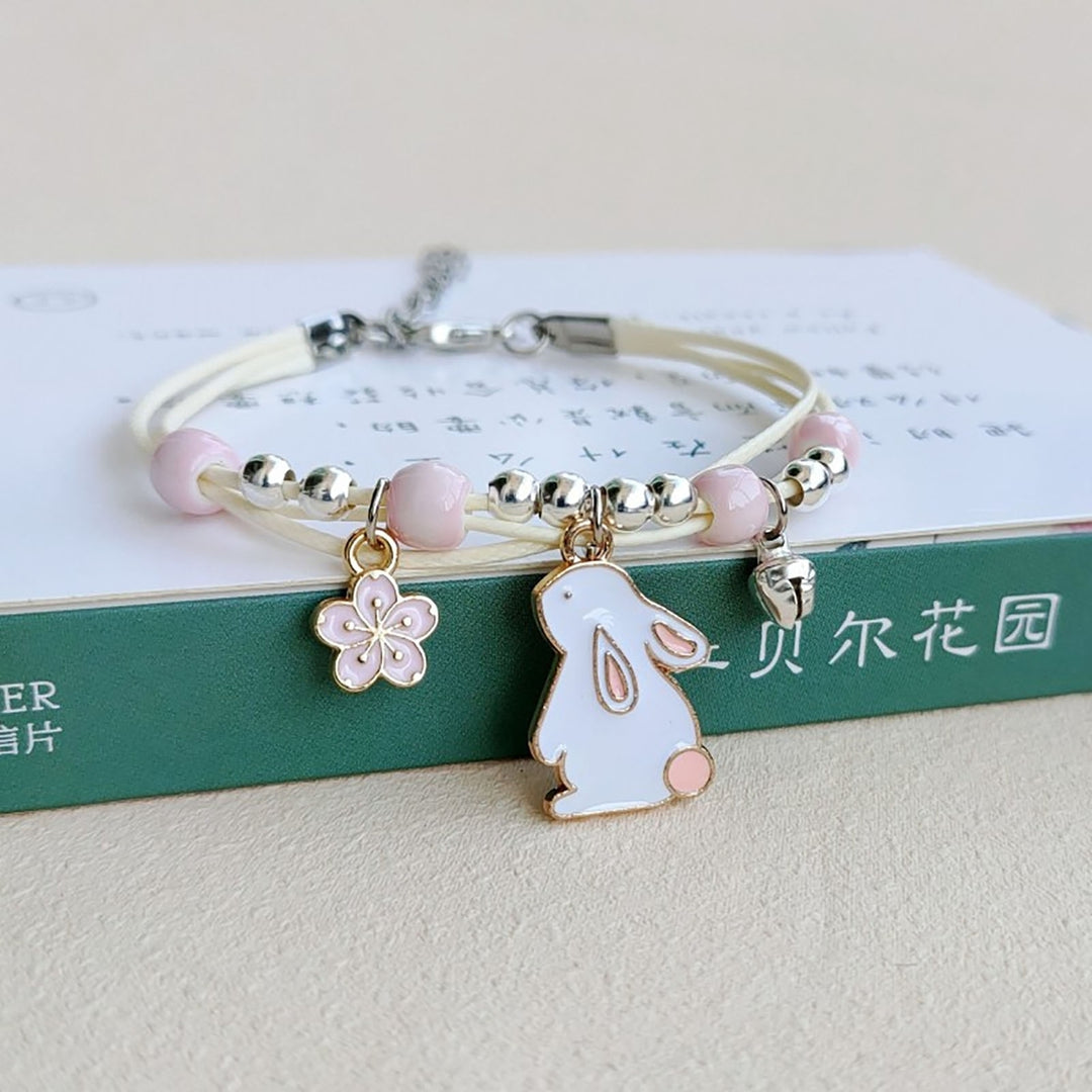 Fashion Bracelet Minimalistic Beautiful Fine Workmanship Lovely Adorable Everyday Wearing Alloy Cartoon Bunny Kid Image 12