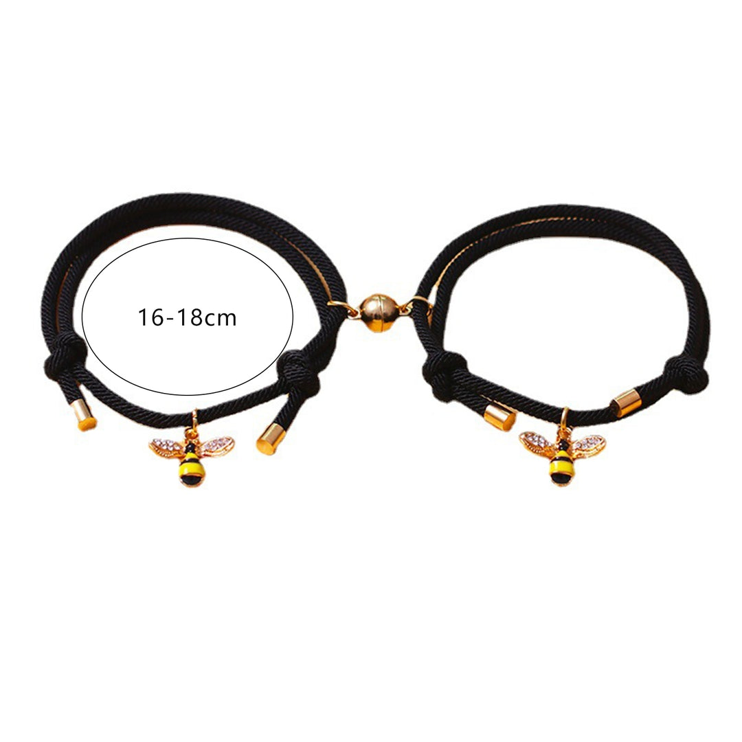 1 Pair Magnetic Bracelets Valentines Day Present Image 6