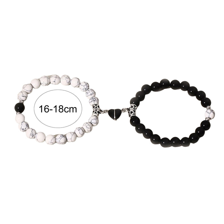 1 Pair Bead Bracelets Bracelets Valentines Day Present Image 6