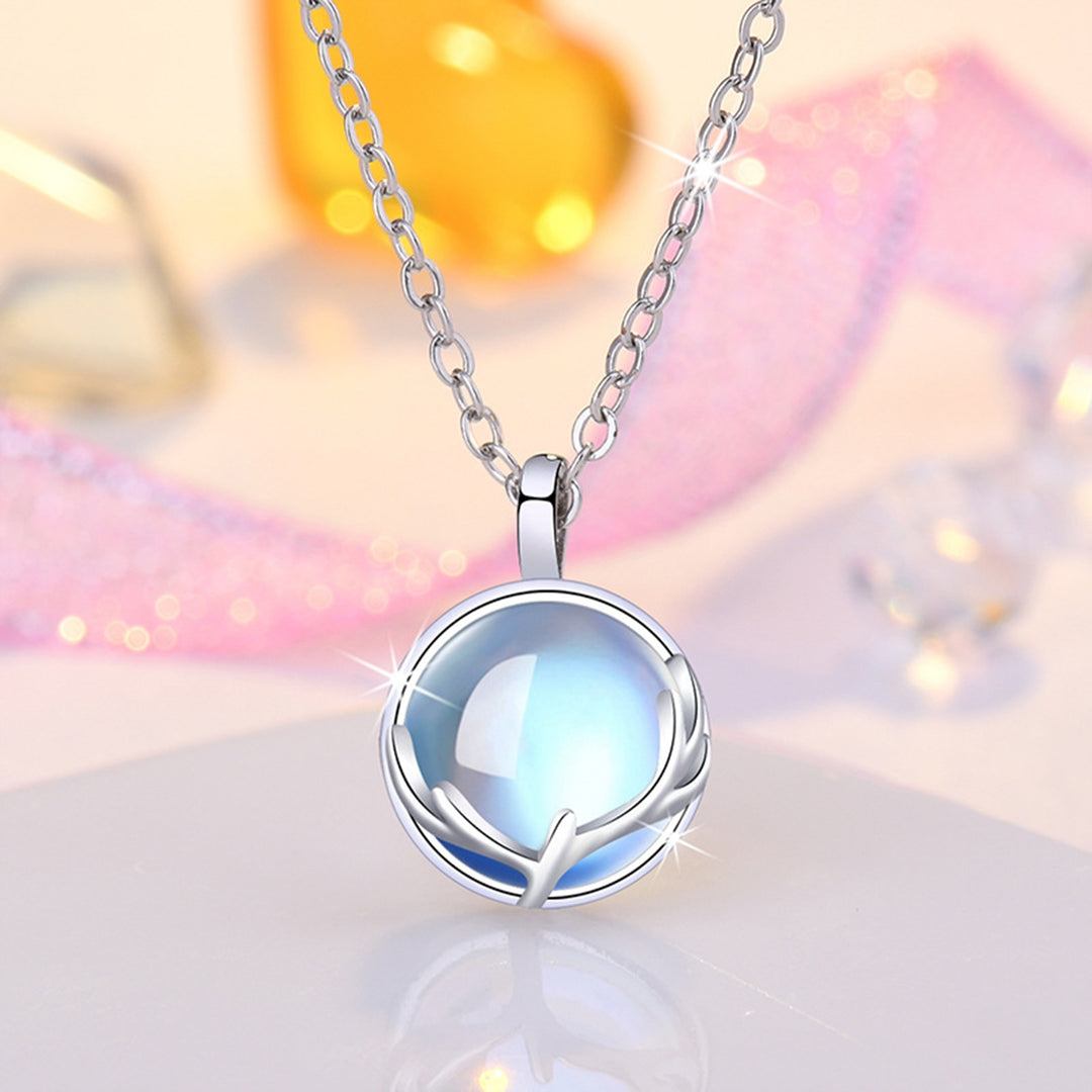 Women Necklace Transparent Stainless Women Pendant Gift Image 3