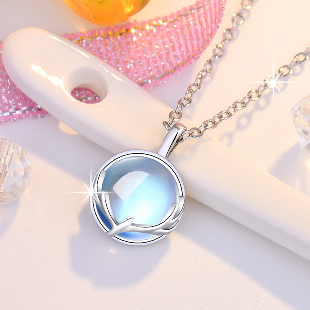 Women Necklace Transparent Stainless Women Pendant Gift Image 8