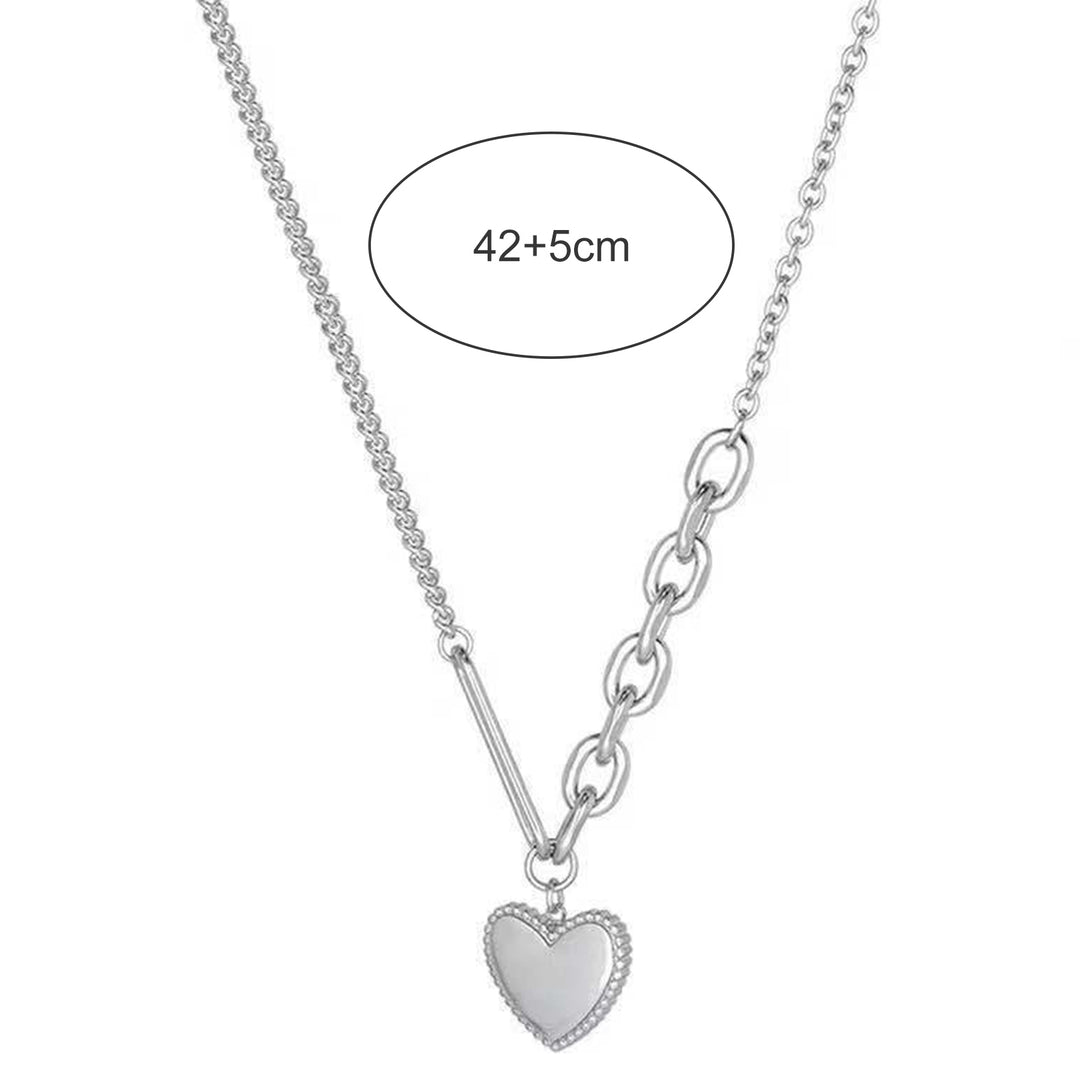 Chain Necklace Heart Pendant Necklace for Daily Life Image 6