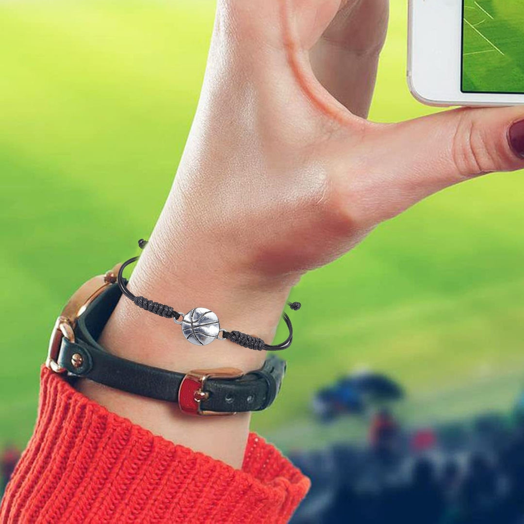 Bracelet Manual Braided Football Gift Adult Jewelry Image 9