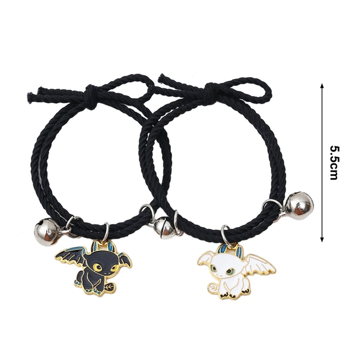 2 Pcs Women Bracelet Ponytail Holder Couple Bracelet Image 10