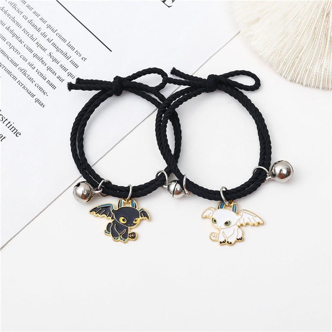 2 Pcs Women Bracelet Ponytail Holder Couple Bracelet Image 11