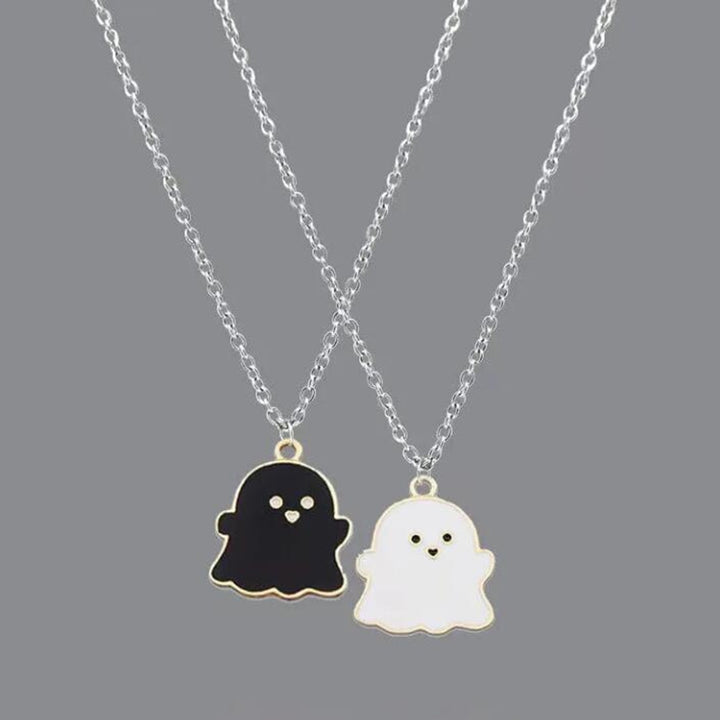 All Match Clavicle Chain Elegant Simple Dress Up Unique Ghost Pattern Pendant Necklace for Valentine Day Image 11
