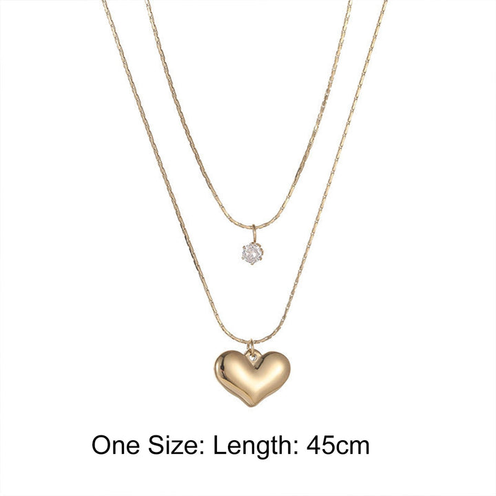 Clavicle Chain Double Layer Jewelry for Daily Wear Image 6