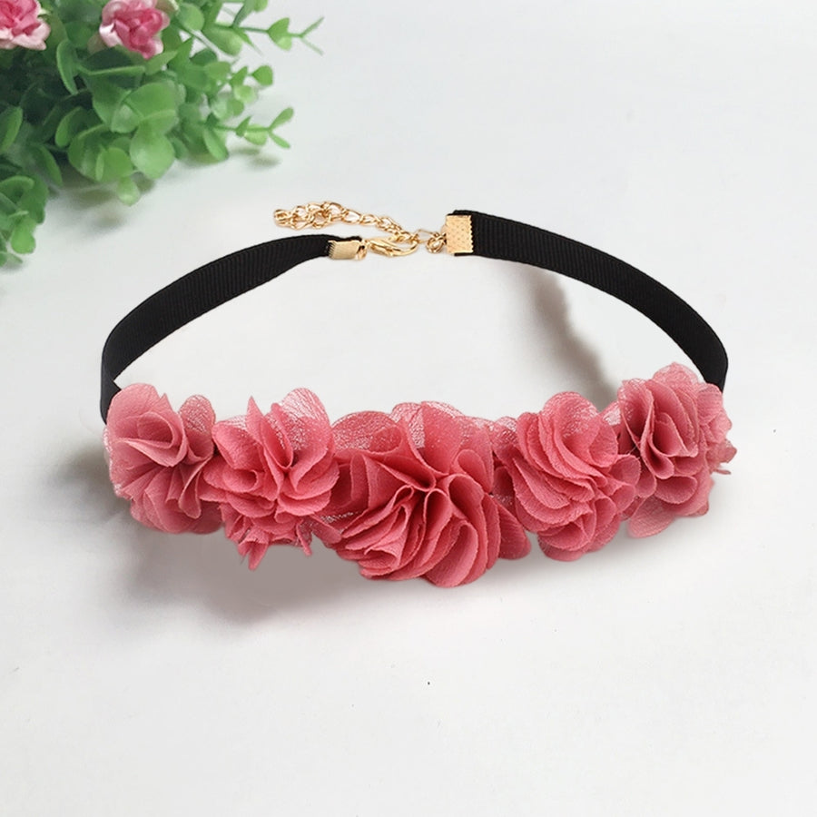 Choker Necklace Stretch Gothic Neck Jewelry for Dating Image 1