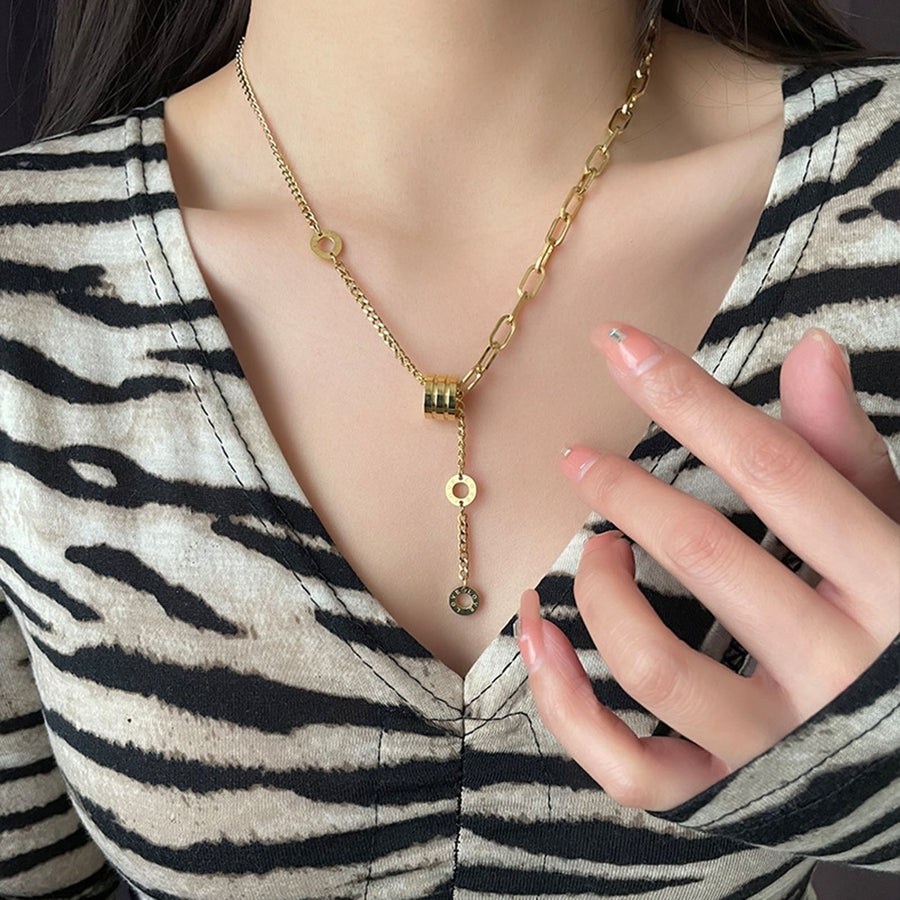 Women Necklace Bright Luster Chain Jewelry for Dating Image 1