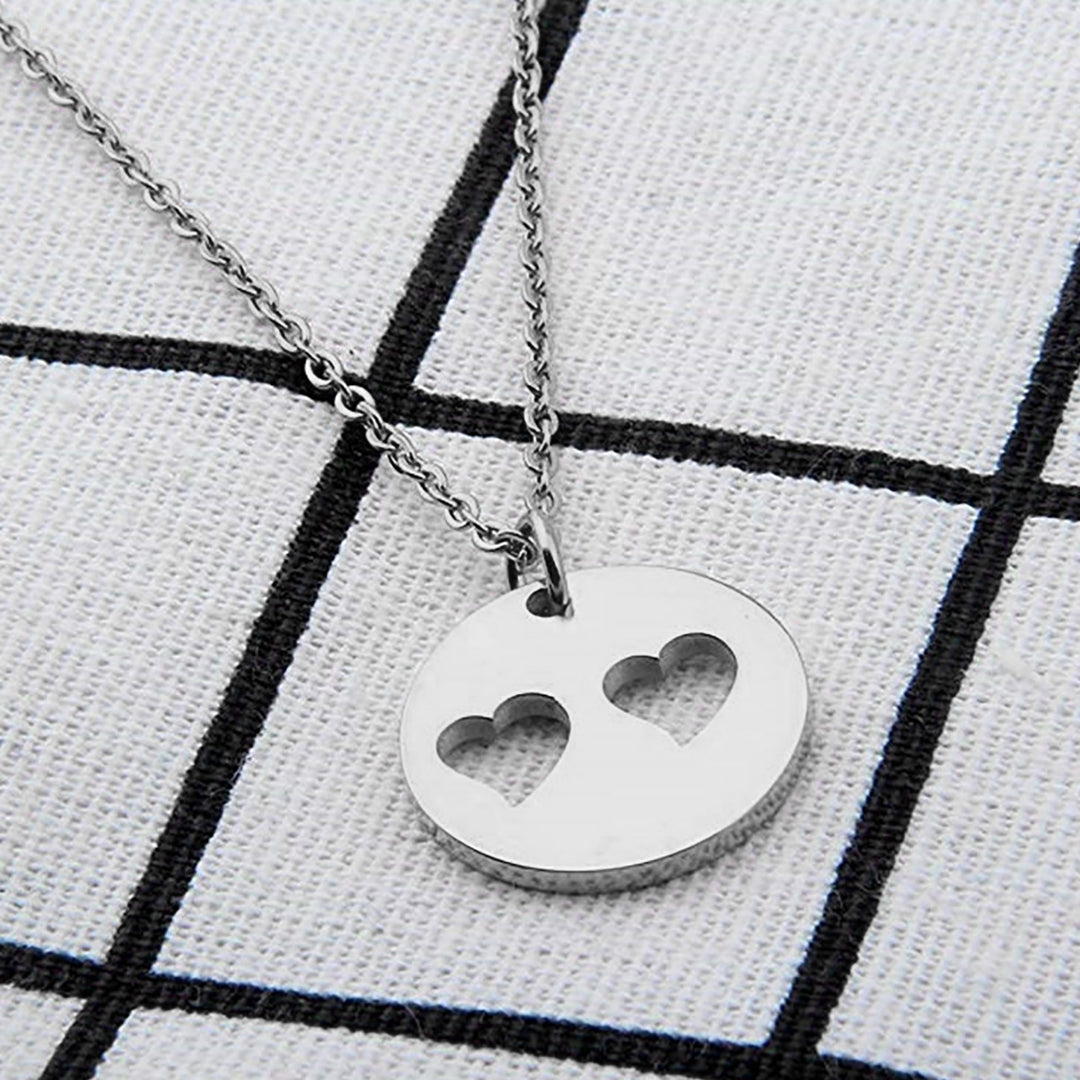 1Pc/1 Set Pendant Necklace Steel Necklace for Party Image 6