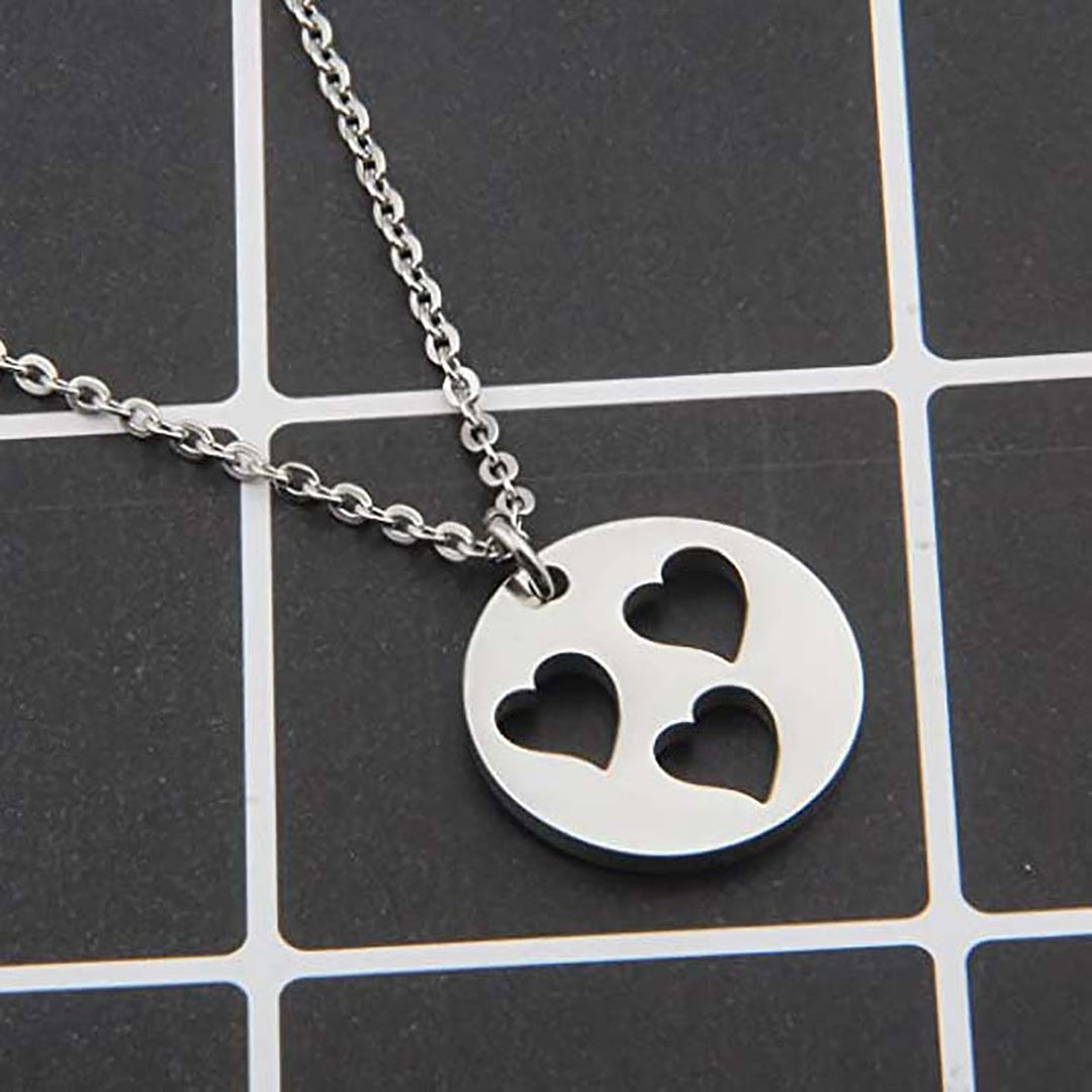 1Pc/1 Set Pendant Necklace Steel Necklace for Party Image 7