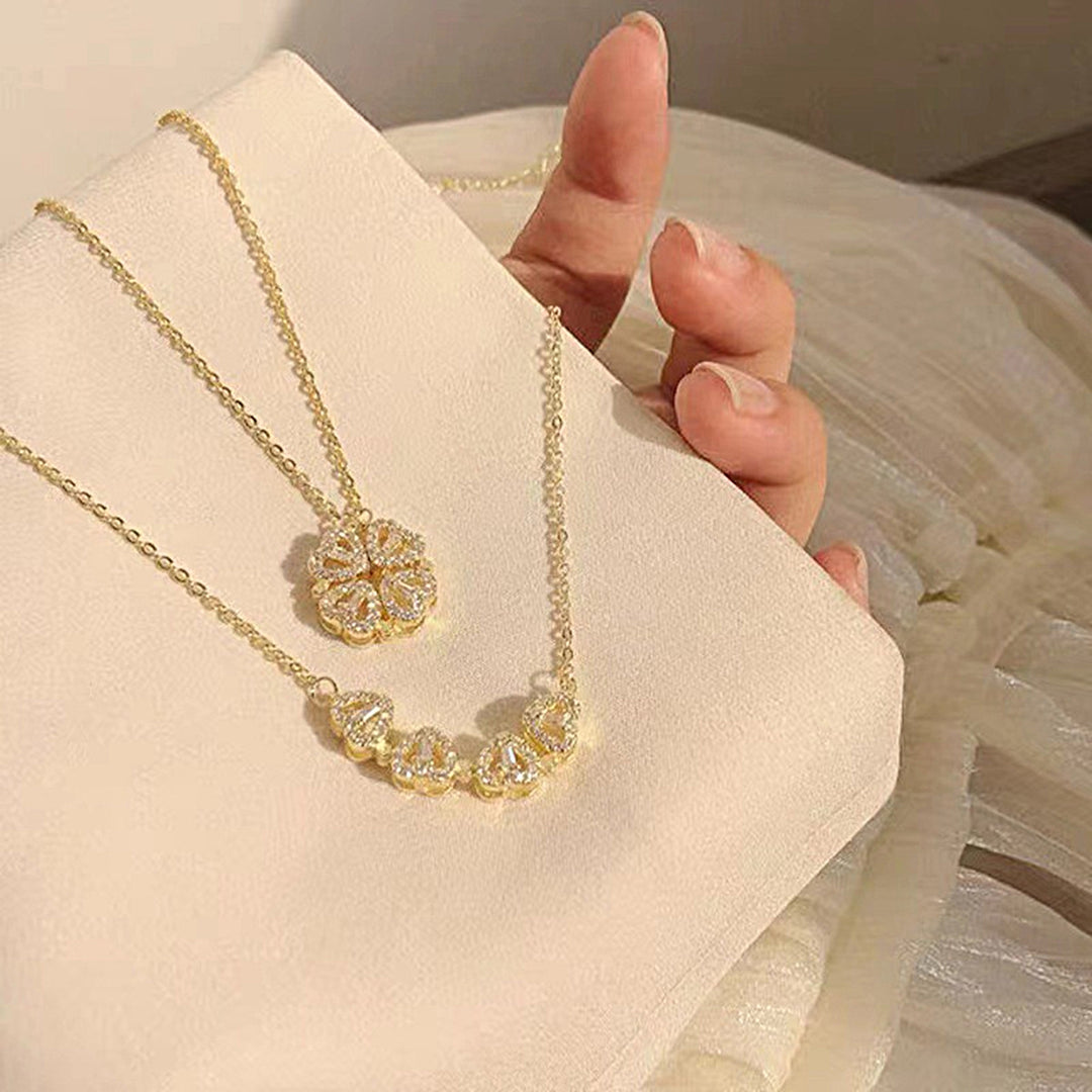 Clavicle Chain Electroplating Necklace for Dating Image 6