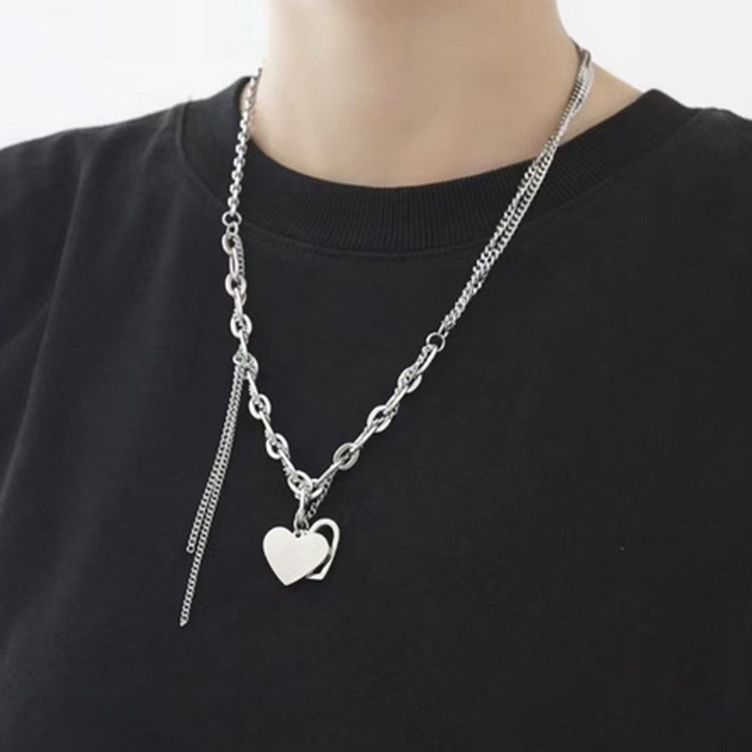 Women Necklace Hip Hop Asymmetric Chain for Daily Wear Image 4