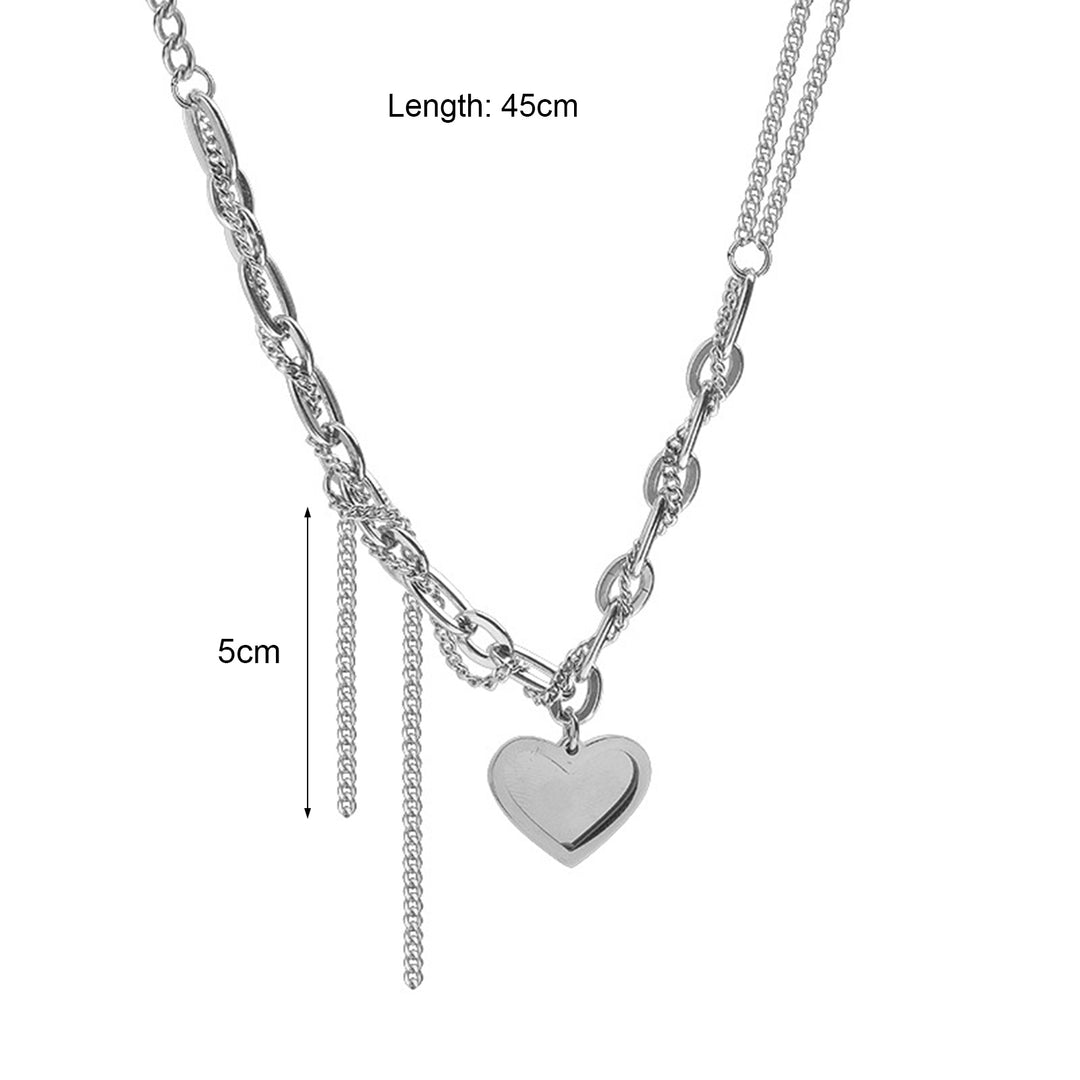 Women Necklace Hip Hop Asymmetric Chain for Daily Wear Image 6