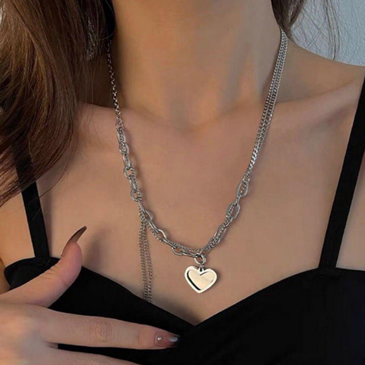 Women Necklace Hip Hop Asymmetric Chain for Daily Wear Image 9