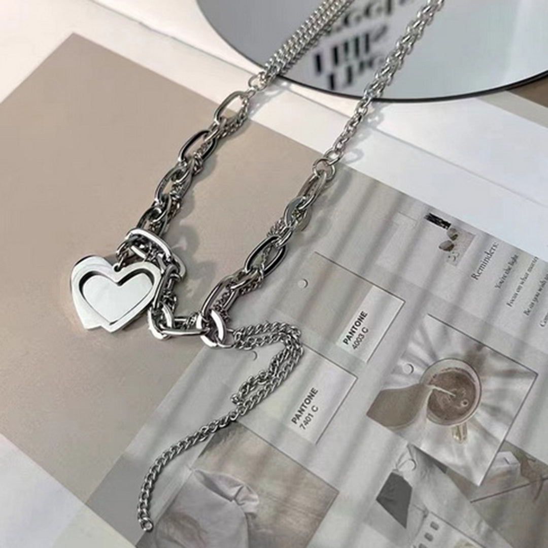 Women Necklace Hip Hop Asymmetric Chain for Daily Wear Image 10