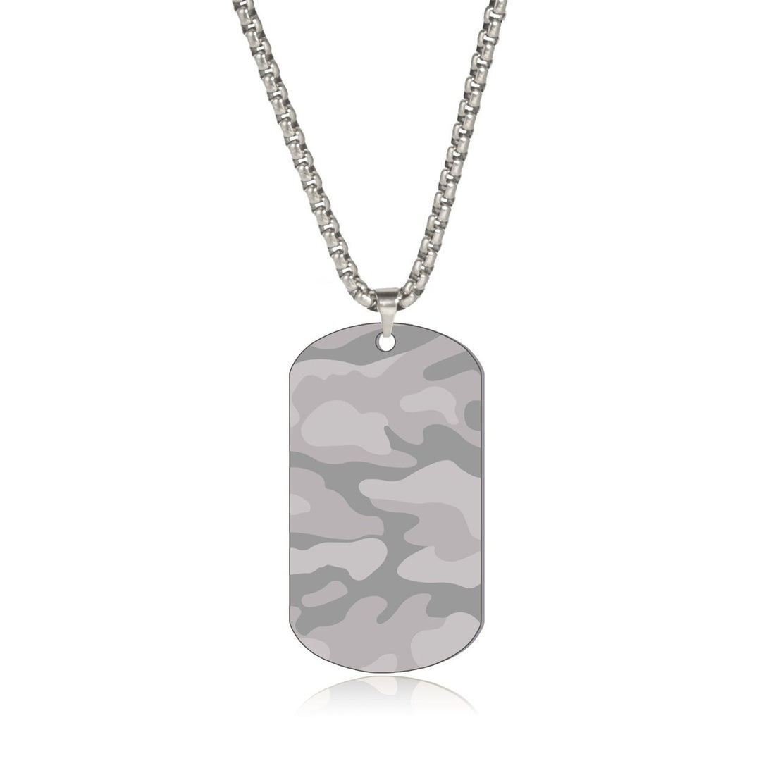 Men Necklace Hip Hop Camouflage Jewelry for Daily Wear Image 1