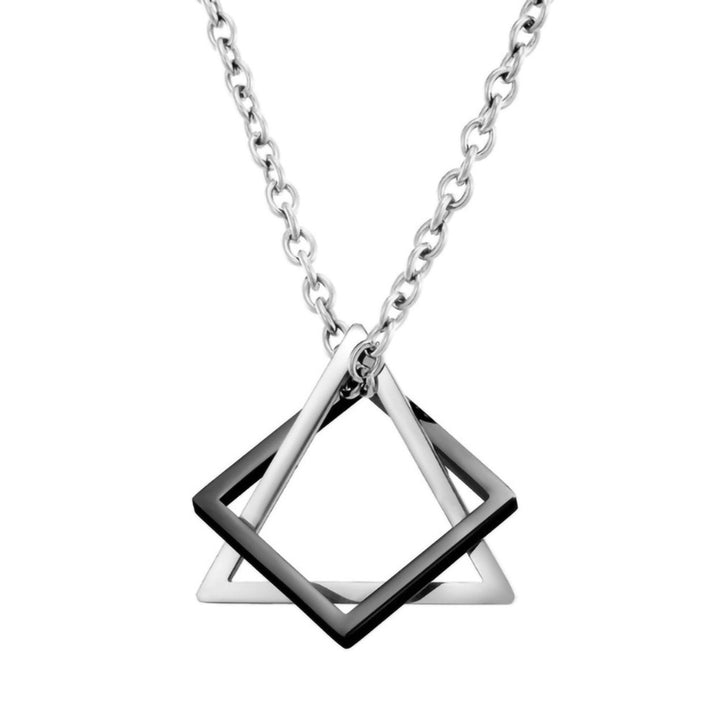 Sweater Chain Geometric Necklace Clothing Accessory Image 1