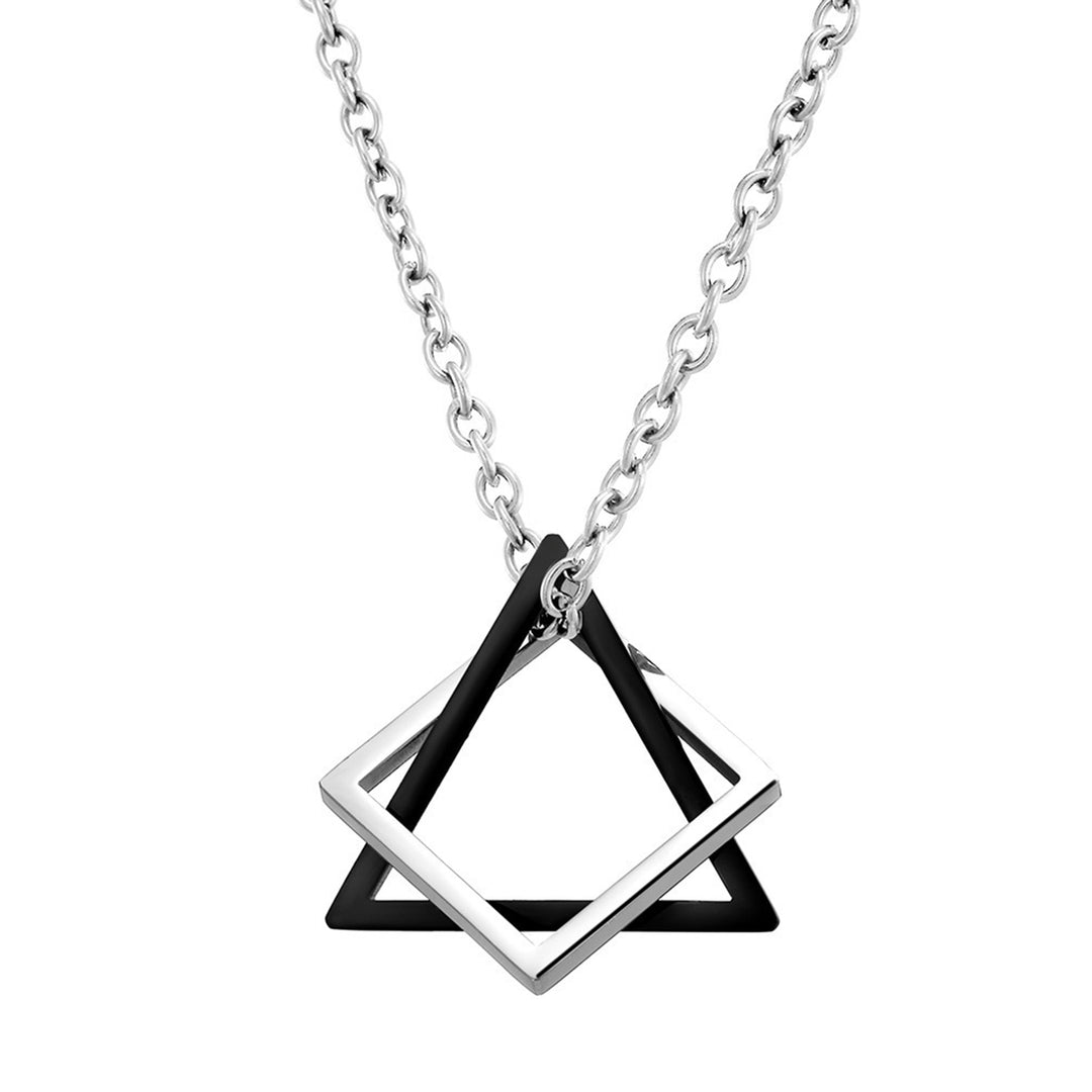 Sweater Chain Geometric Necklace Clothing Accessory Image 4