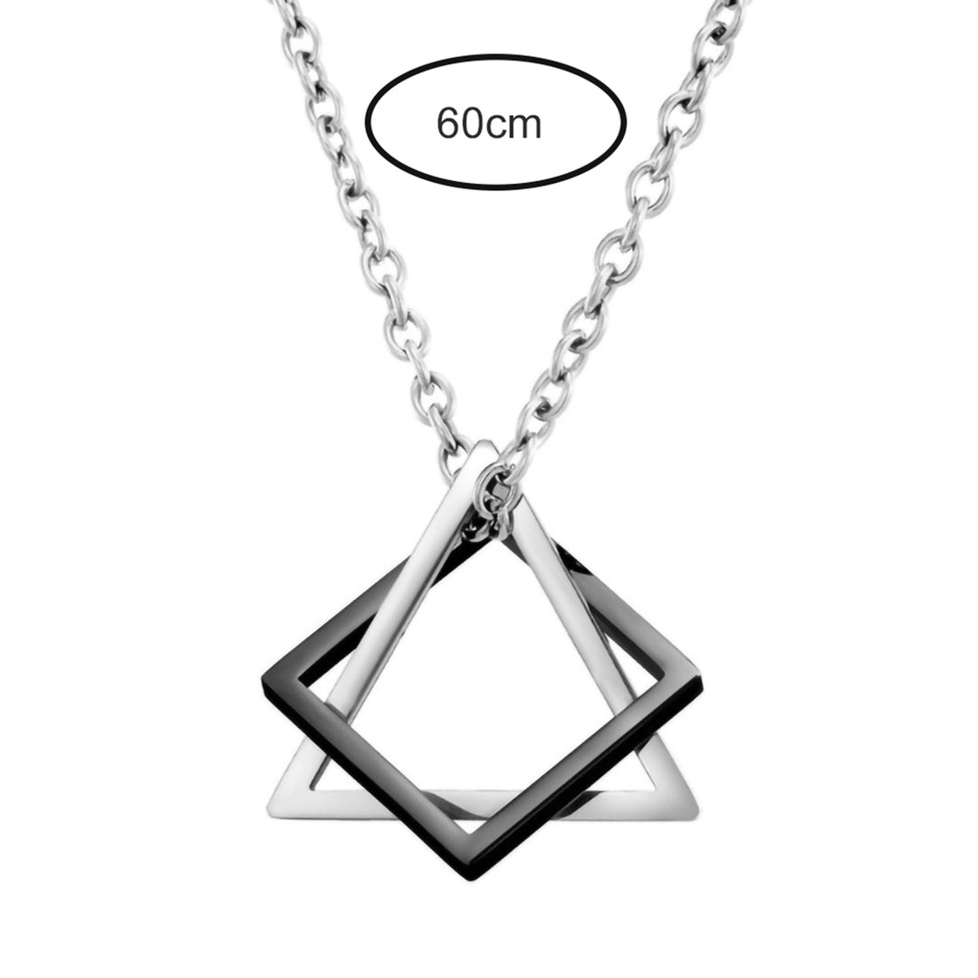 Sweater Chain Geometric Necklace Clothing Accessory Image 9