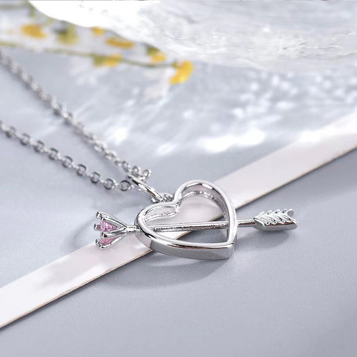 Charm Necklace Heart-shaped Necklace Jewelry Accessory Image 8