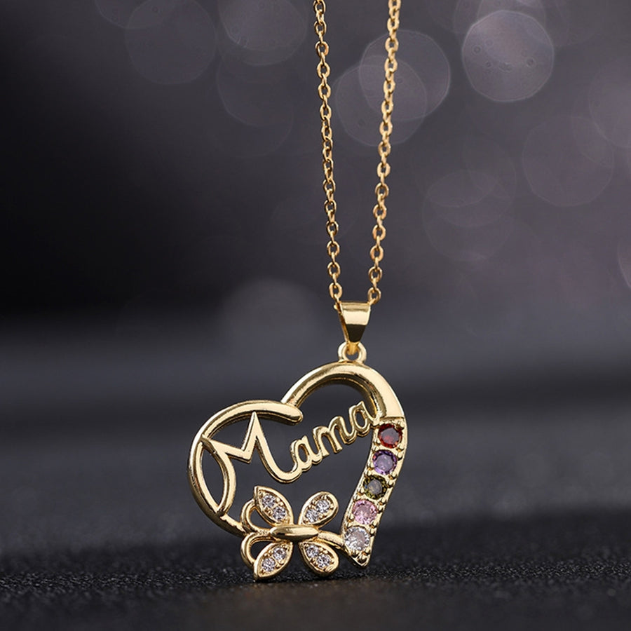 Charm Necklace Electroplating Shiny Image 1