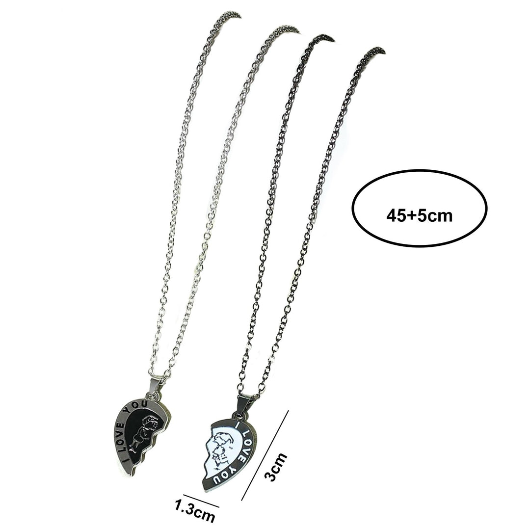1 Pair Pendant Necklaces Necklace Couple Accessories Image 6