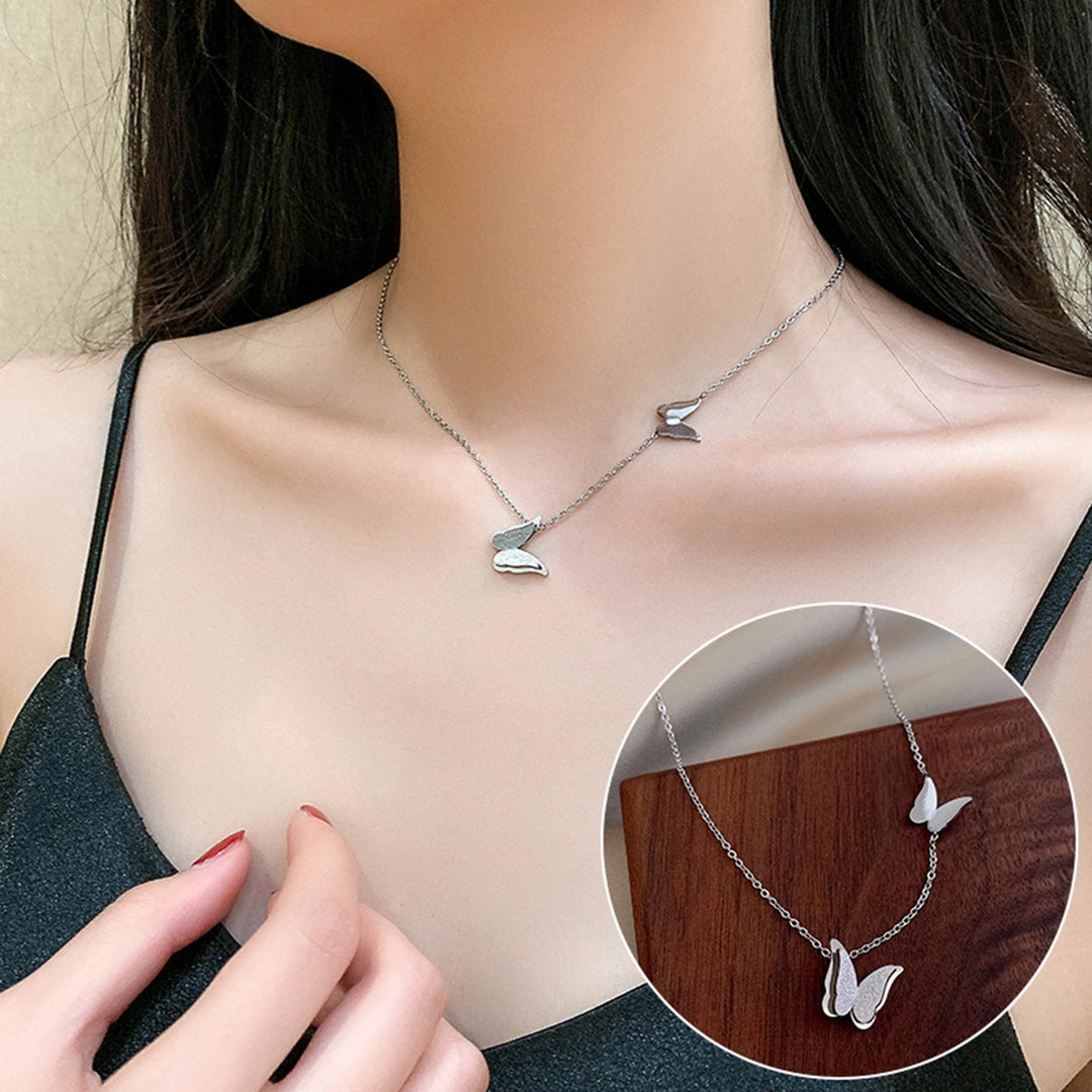 Women Necklace Titanium Jewelry Clothing Accessories Image 4