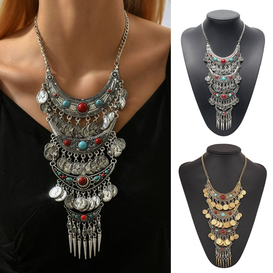 Statement Necklace Exaggerated Necklace Fashion Jewelry Image 1