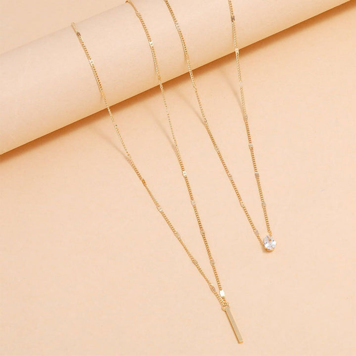 2Pcs/Set Ladies Necklace Necklace Jewelry Accessory Image 8