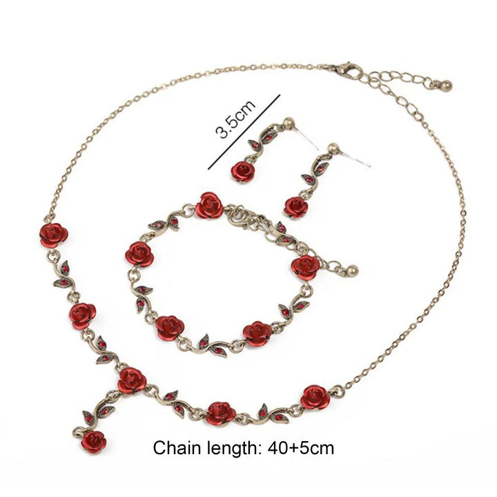 1 Set Women Rose Earrings Kit Jewelry Accessories Image 6