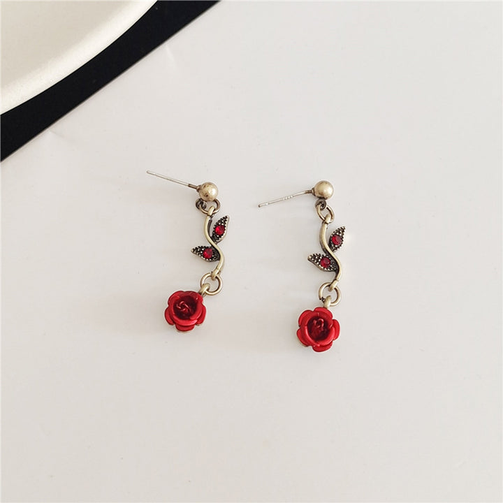1 Set Women Rose Earrings Kit Jewelry Accessories Image 11