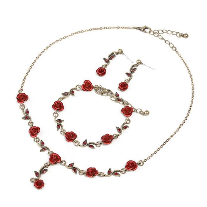 1 Set Women Rose Earrings Kit Jewelry Accessories Image 12