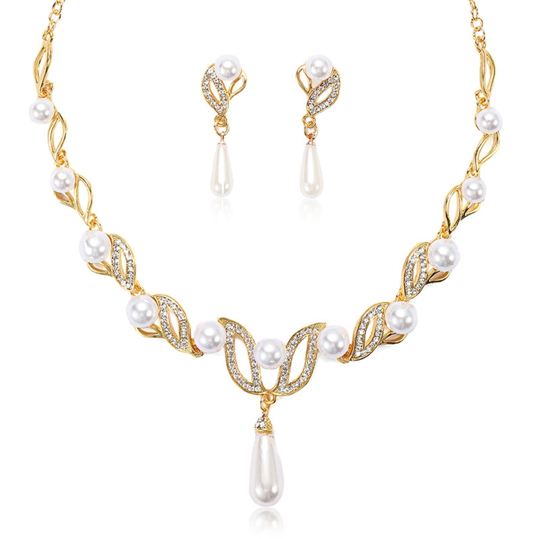1 Set Women Jewelry Earrings Necklaces Image 8