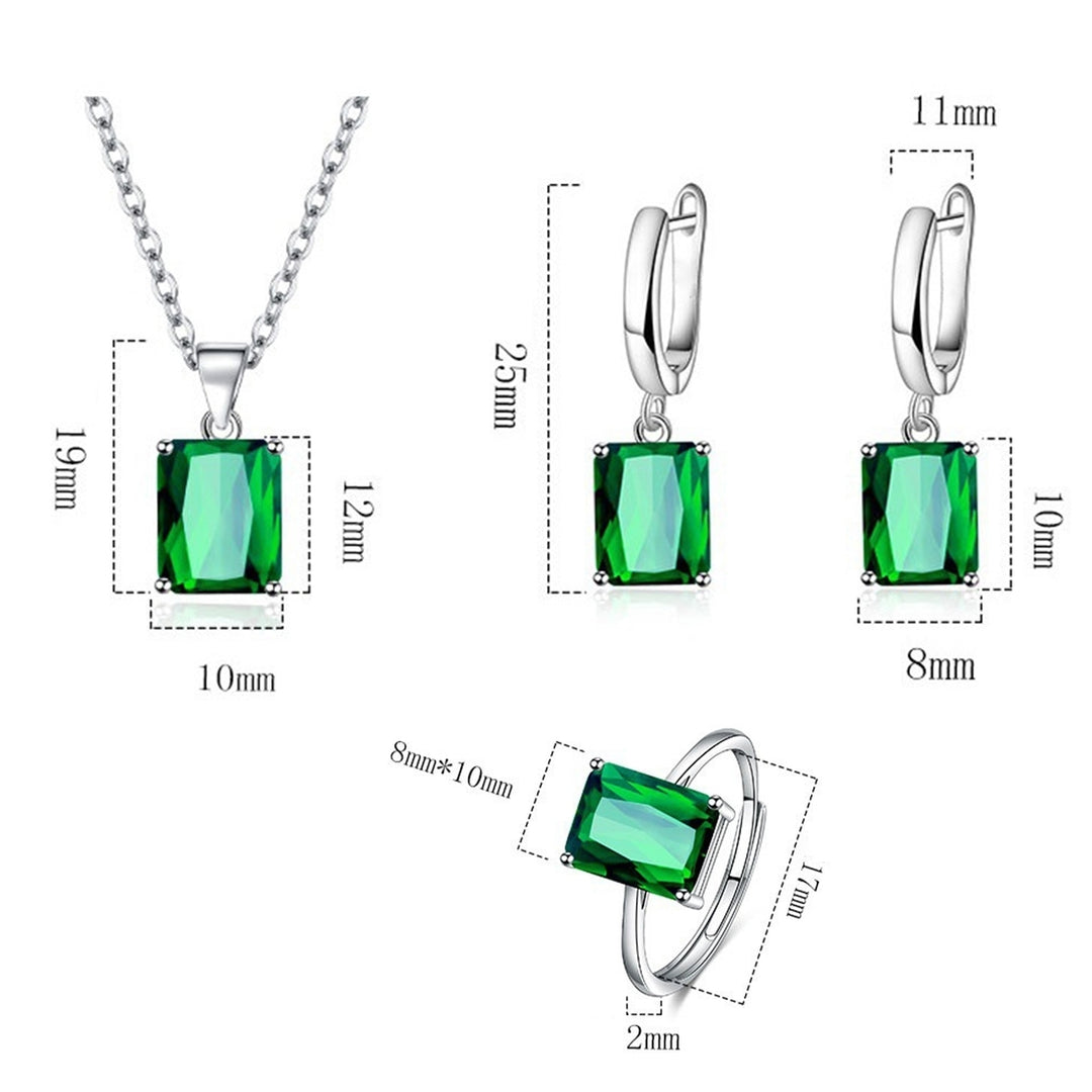 4Pcs/Set Finger Ring Earrings Jewelry Accessory Image 10