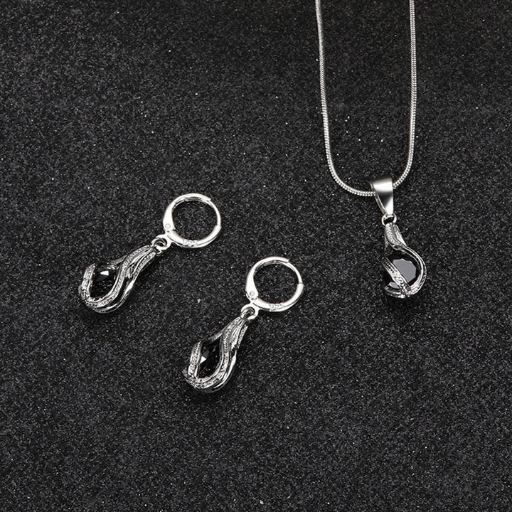 1 Set Pendant Earrings Necklace Set Women Accessory Image 12