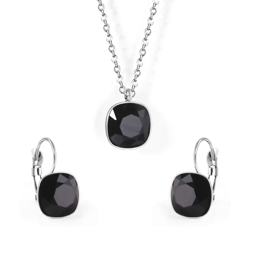 1 Set Women Earrings Pendant Necklace Women Accessory Image 1