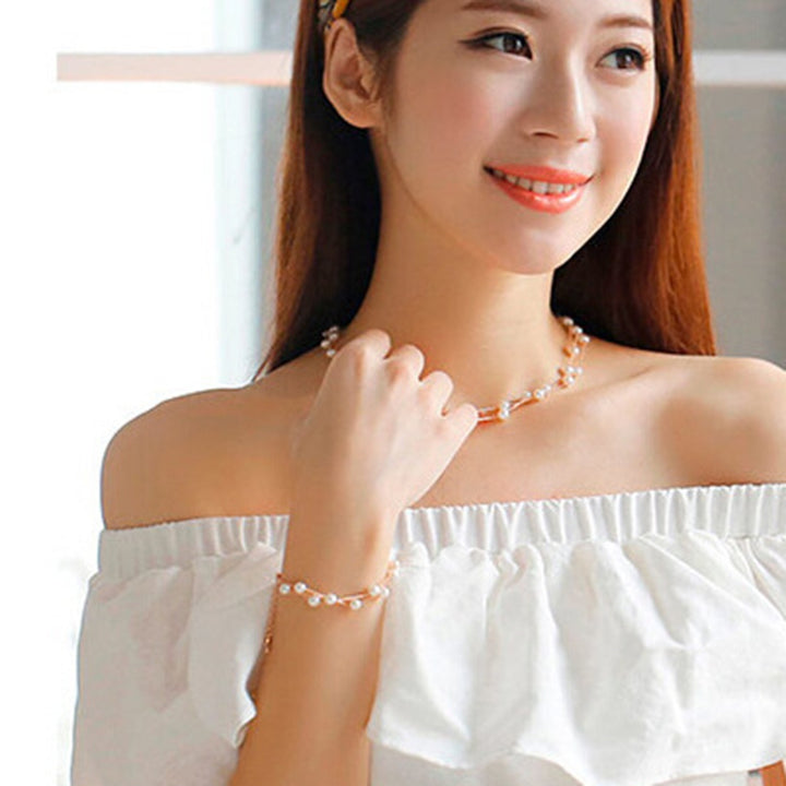 Women Jewelry Set Necklace Neck Decoration Jewelry Image 8