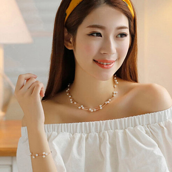 Women Jewelry Set Necklace Neck Decoration Jewelry Image 12