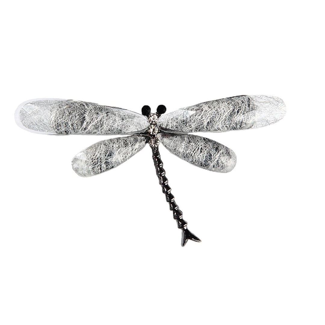 Brooch Pin Dragonfly Rhinestones Jewelry Korean Style Long Lasting Brooch Clothes Decor Image 1