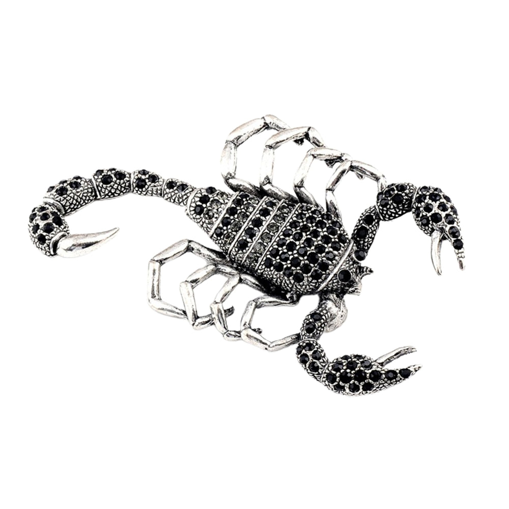 Brooch Pin Scorpion Rhinestones Jewelry Sparkling Animal Brooch Clothes Decor Image 2