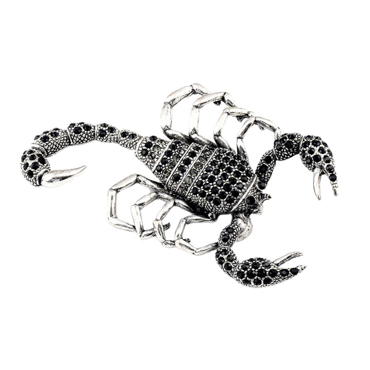 Brooch Pin Scorpion Rhinestones Jewelry Sparkling Animal Brooch Clothes Decor Image 1