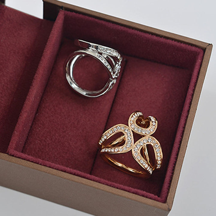 Triangle Ring Shape Decorative Scarf Buckle Accessory Sweet Long Lasting Rhinestone Cardigan Clip Clothes Decor Image 8