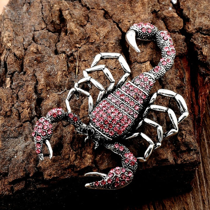 Brooch Pin Scorpion Rhinestones Jewelry Sparkling Animal Brooch Clothes Decor Image 9